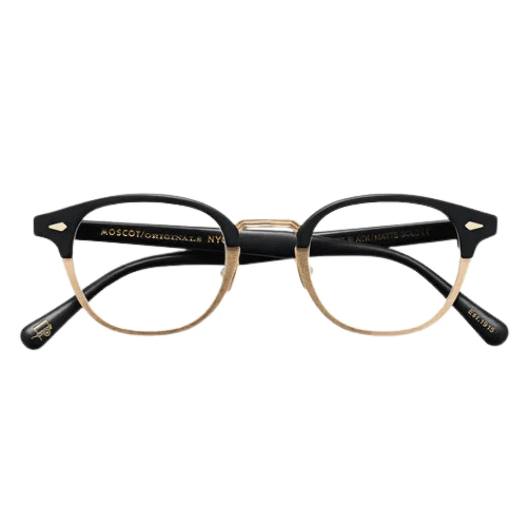Moscot Lemtosh Mac Matte Black Gold