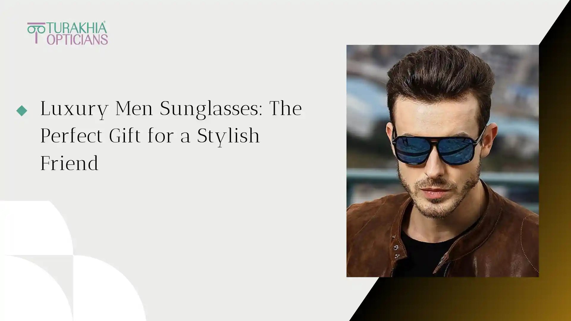 Luxury Men Sunglasses: The Perfect Gift for a Stylish Friend