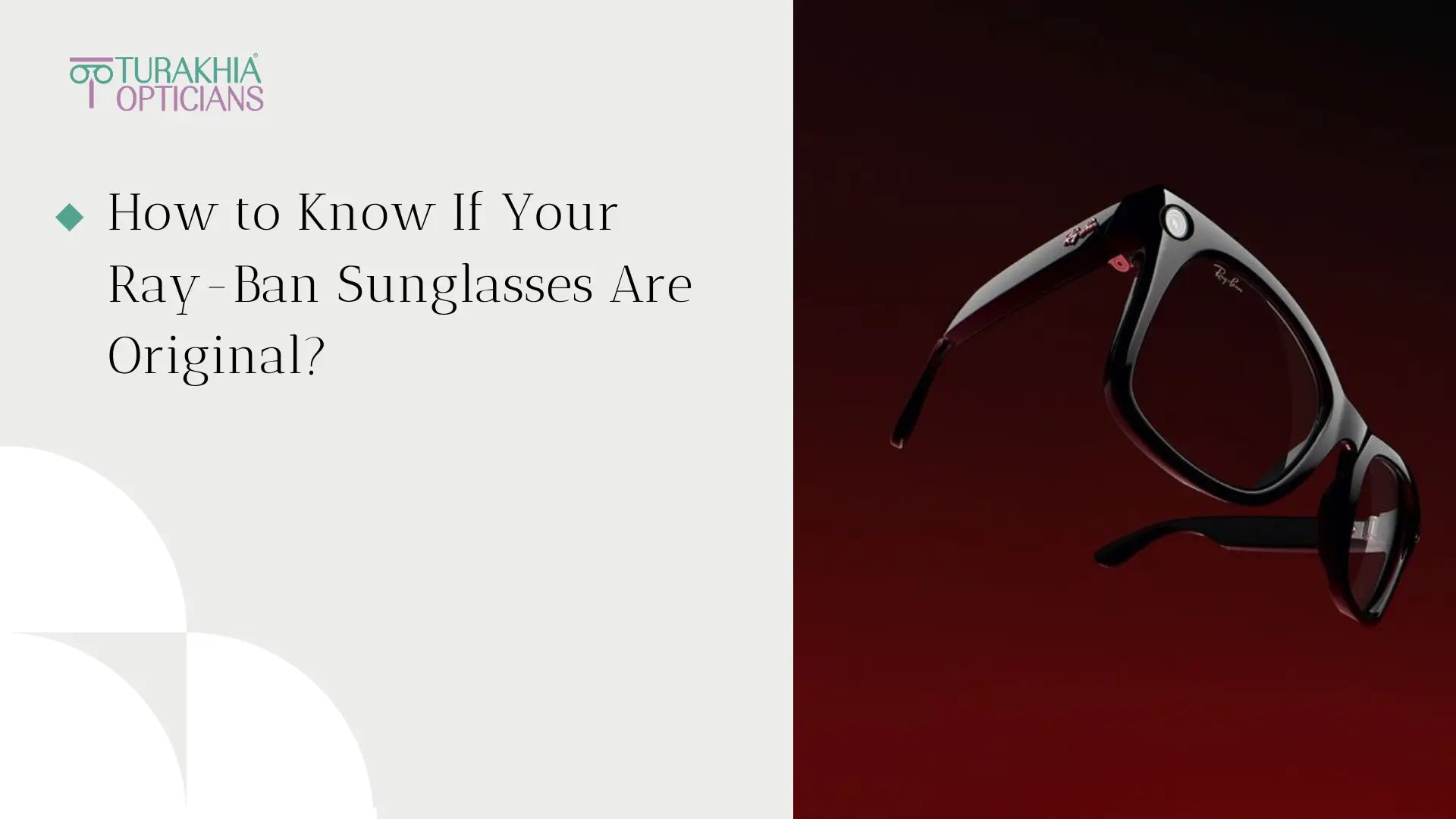 How to Know If Your Ray-Ban Sunglasses Are Original?