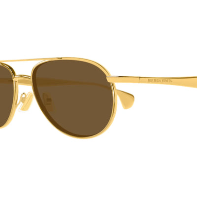 Bottega Veneta BV1419S 001 56 Sunglasses temple view