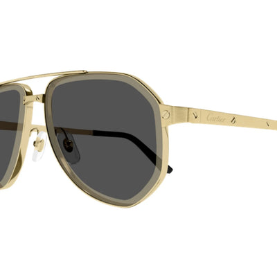 Cartier CT0461S 005 60 Santos de Cartier Sunglasses