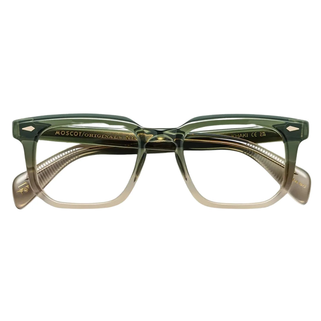 Moscot ZISSEL OLIVE KHAKI 49 Frame