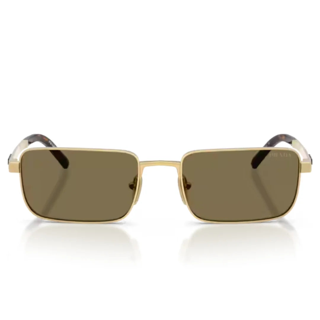 Prada SPR D54S 24J90F 55 Satin gold Sunglasses