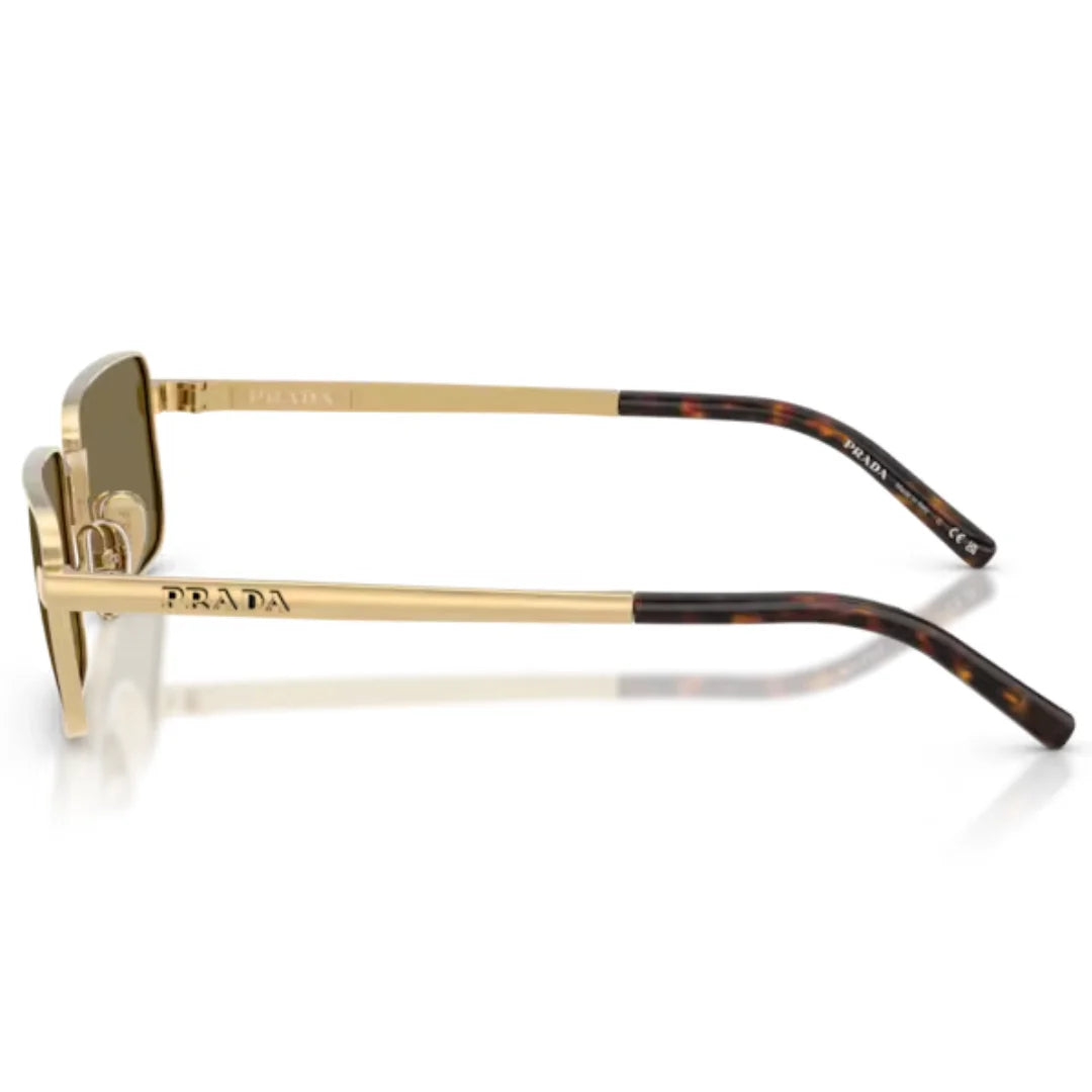 Prada SPR D54S 24J90F 55 Satin gold Sunglasses