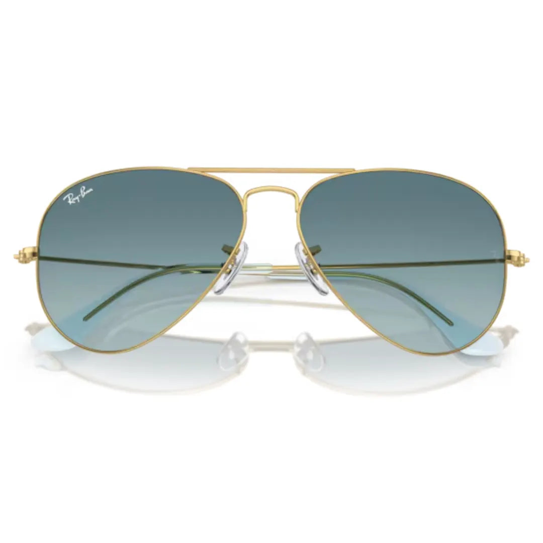 Ray Ban RB3025 001/3M 55 Sunglasses folded view