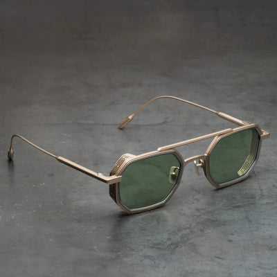 Capote KENAZ X Nude Gold Green 51 Sunglasses
