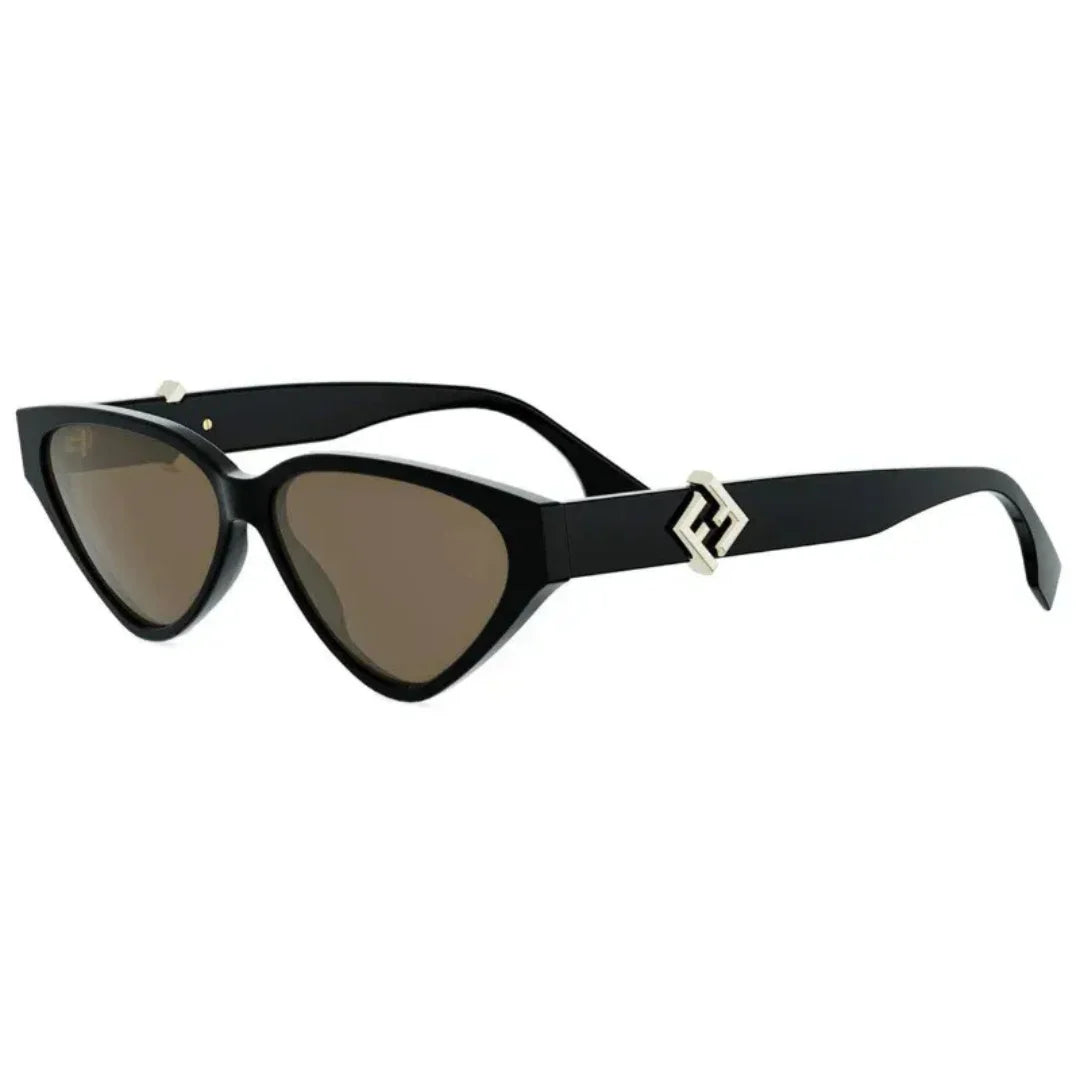 Fendi FE40184I 01E 57 Sunglasses