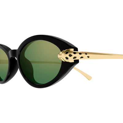 Cartier CT0634S 004 52 Panthère Massai Sunglasses