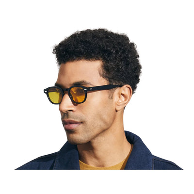 Moscot Lemtosh Black Yellow Lens
