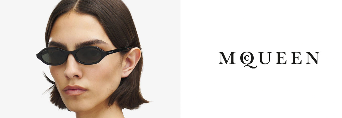Alexander McQueen Sunglasses and Optical Frames banner (desktop)