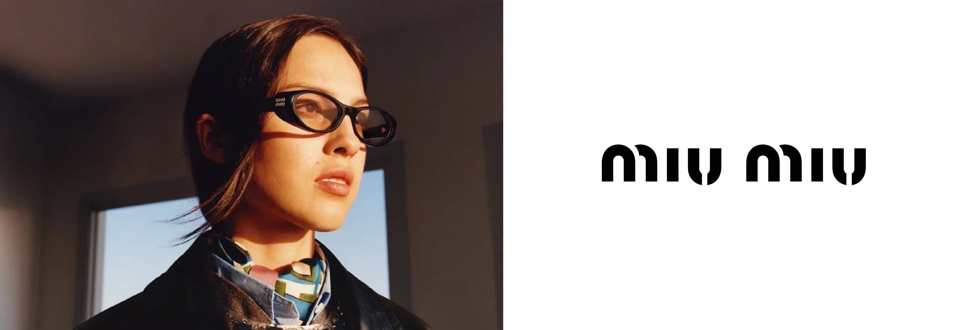 Miu Miu Sunglasses and Optical Frames banner (desktop)
