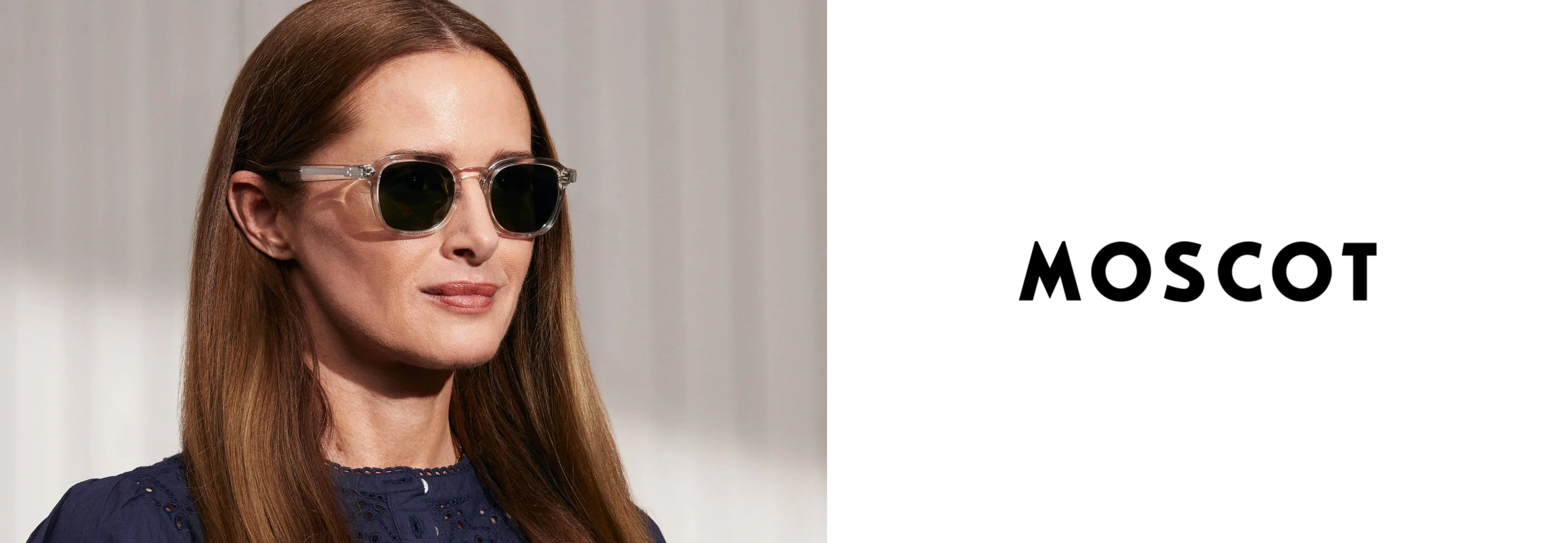 Moscot Sunglasses and Optical Frames banner (desktop)