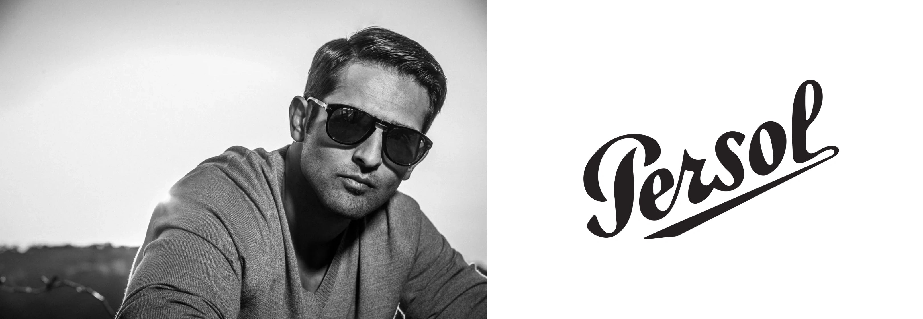 Persol Sunglasses and Optical Frames banner (desktop)