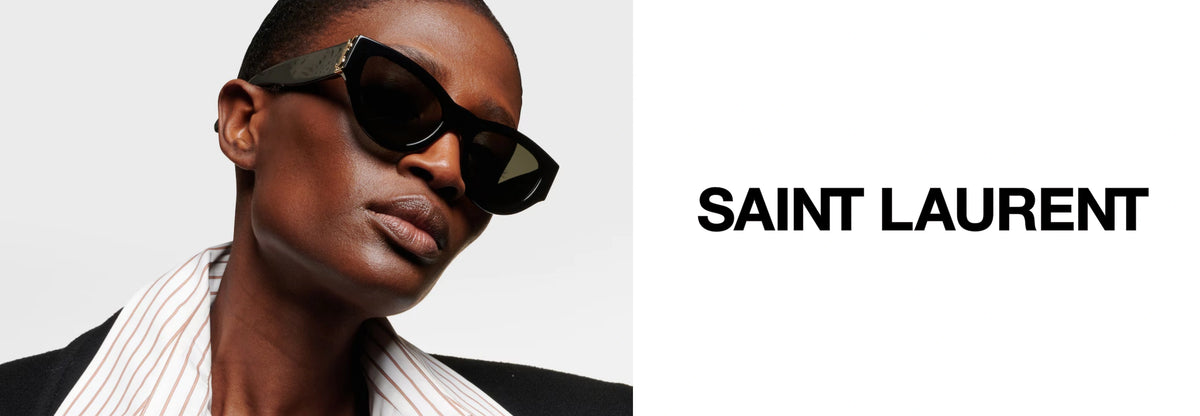 Saint Laurent Sunglasses and Optical Frames banner (desktop)