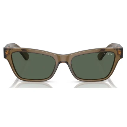 Vogue sunglasses brown frame green lenses