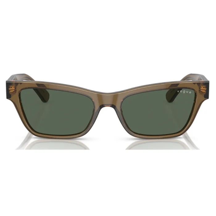 Vogue sunglasses brown frame green lenses