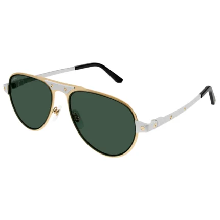 Cartier CT0533S 002 58 Santos de Cartier Sunglasses