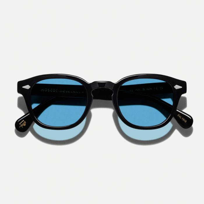 Moscot Lemtosh Black Blue Lens