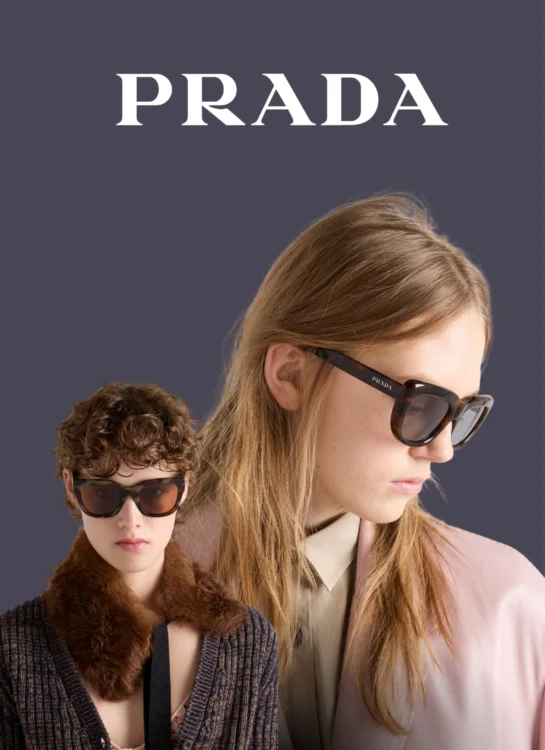 Home page Mobile bannner of Prada Sunglasses