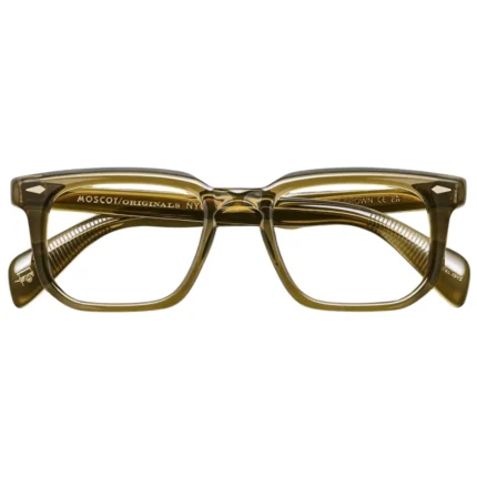 Moscot Zissel Olive Brown 49 Eyeglasses