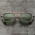 Capote KENAZ X Nude Gold Green 51 Sunglasses