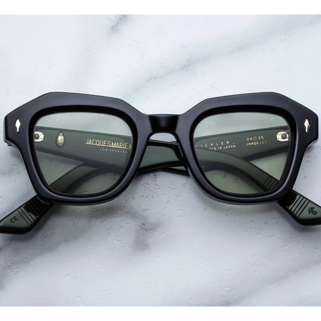 Jacques-Marie-Mage-EICHLER-QE16C-Black-Square-Sunglasses Jacques Marie Mage EICHLER 224/400 QE16C Sunglasses