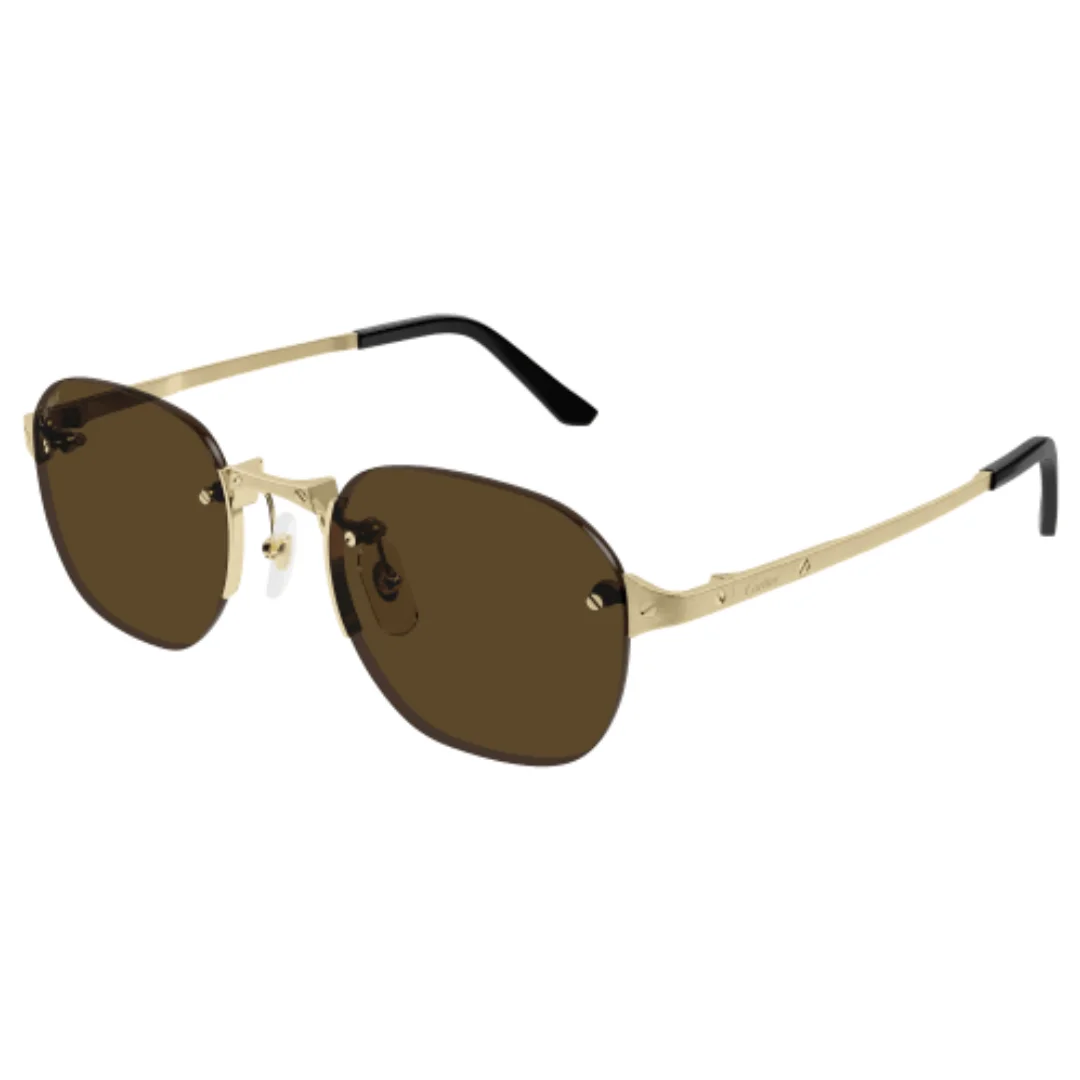 Cartier-CT0459S-002-51-Metal-Square-Sunglasses Cartier CT0459S 002 51 Sunglasses